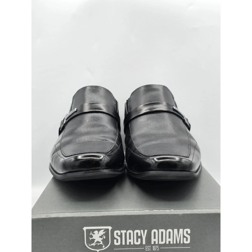 Stacy Adams Beau Men's Dress Shoes Cognac Moc Toe Leather‎ 24692-001 Sz 13 M
